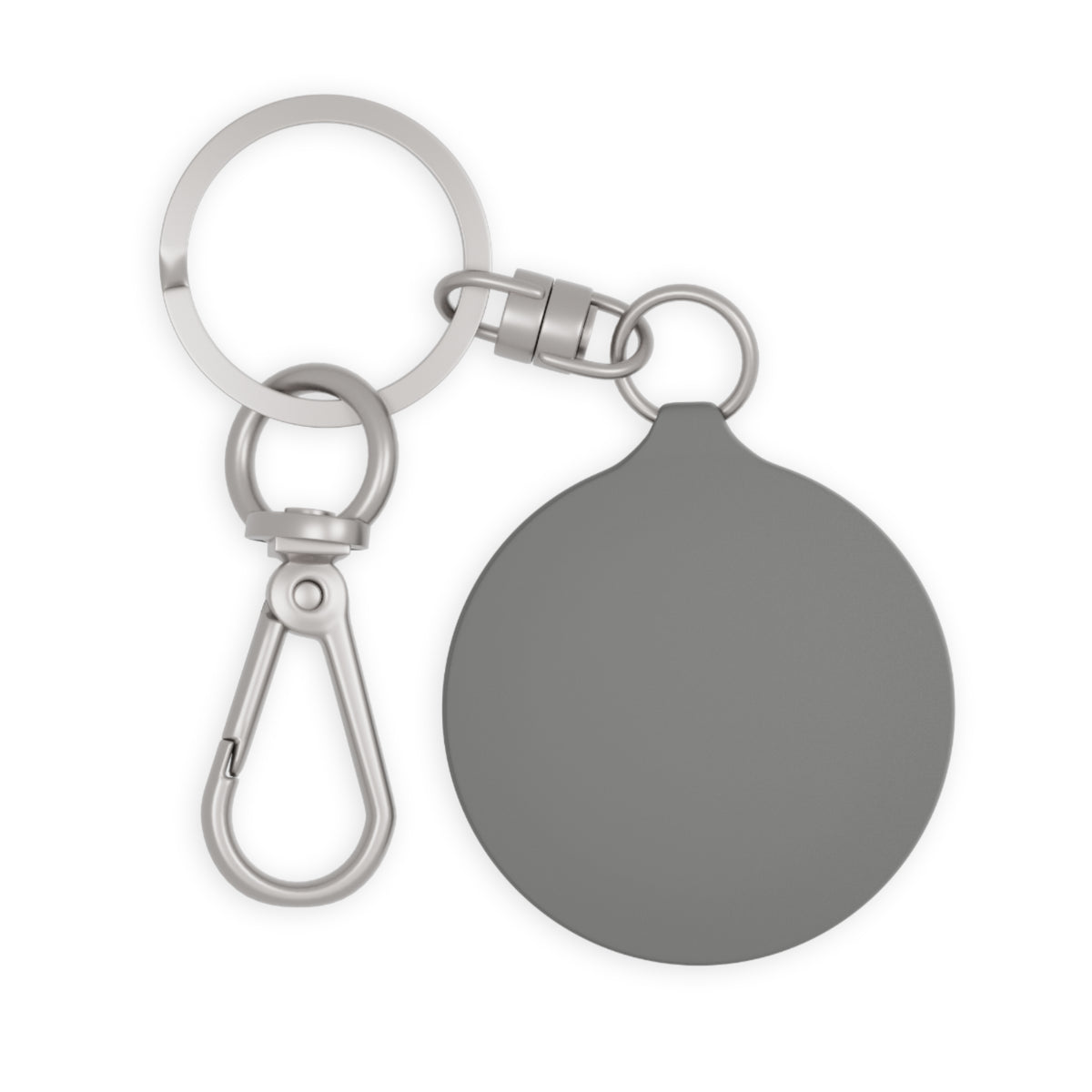 'Bird Nerd' keychain tag with vintage chickadee badge