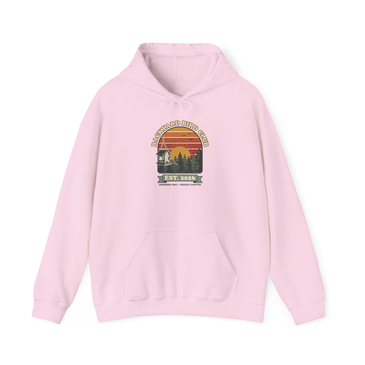 Backyard Bird Club Hoodie – Retro Birdwatching Hoodie