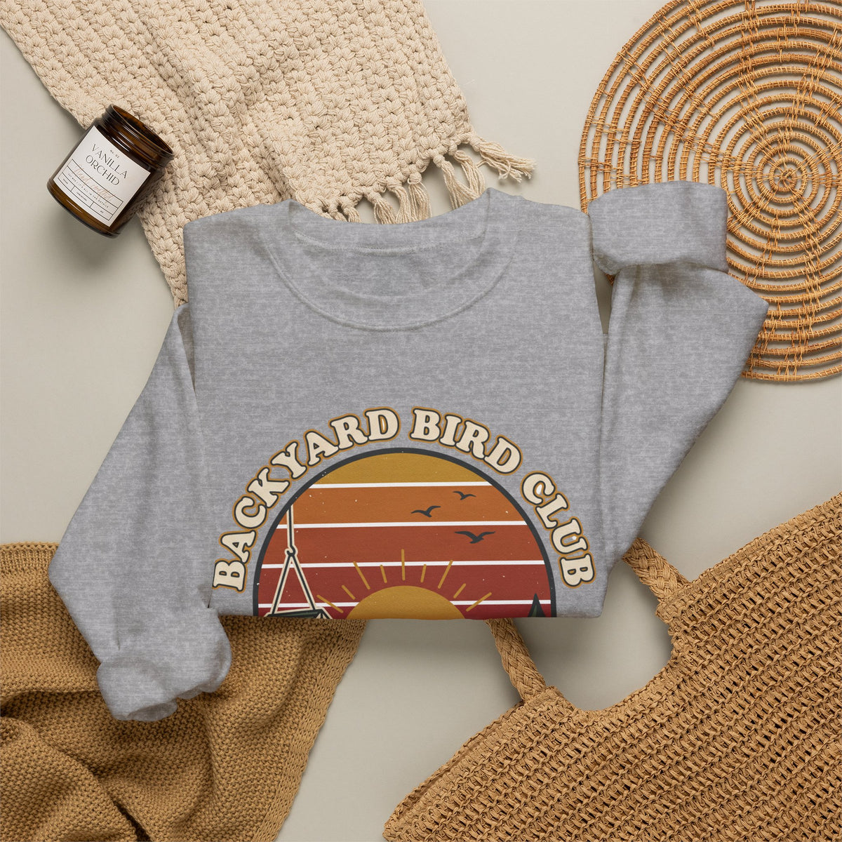 Backyard Bird Club Crewneck Sweatshirt – Retro Birding Club