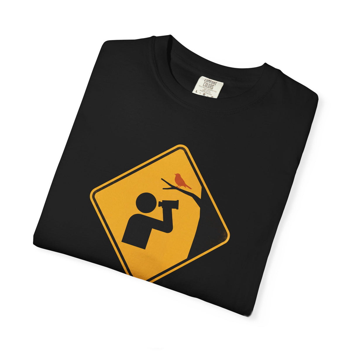 T‑Shirt — Caution: May Stop Mid‑Conversation For Birds (Birdwatching Humor)