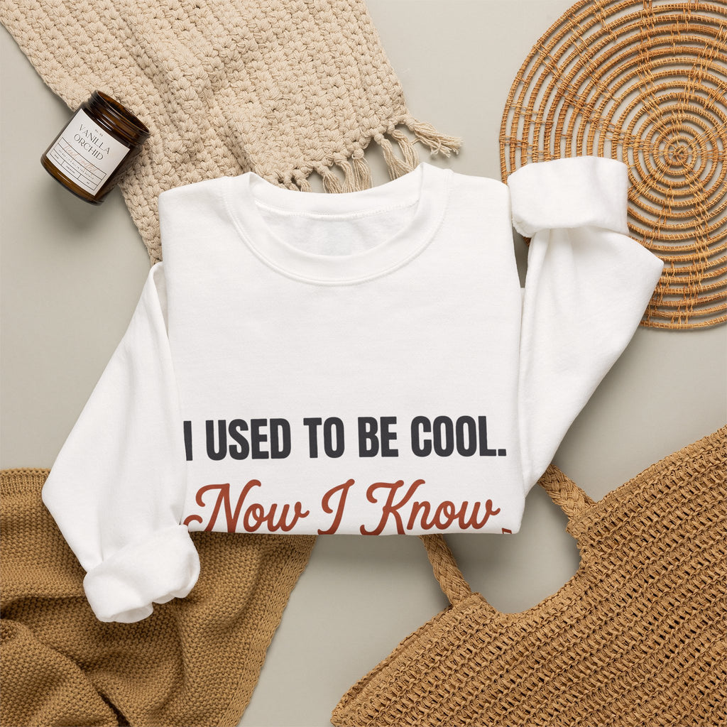 Crewneck Sweatshirt – "I Used To Be Cool, Now I Know Bird Calls" Funny Birdwatching Pullover