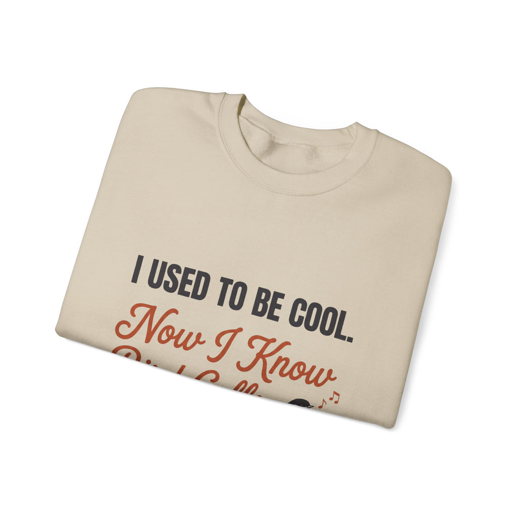 Crewneck Sweatshirt – "I Used To Be Cool, Now I Know Bird Calls" Funny Birdwatching Pullover