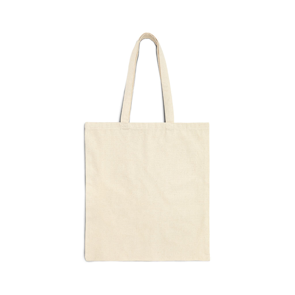 Canvas tote bag with 'I Pause Conversations for Birds' singing cardinal design