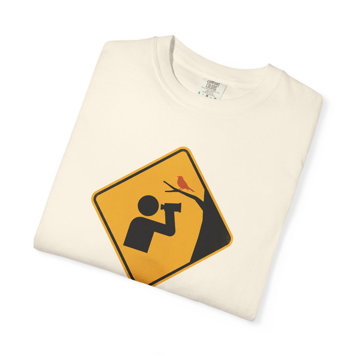 T‑Shirt — Caution: May Stop Mid‑Conversation For Birds (Birdwatching Humor)