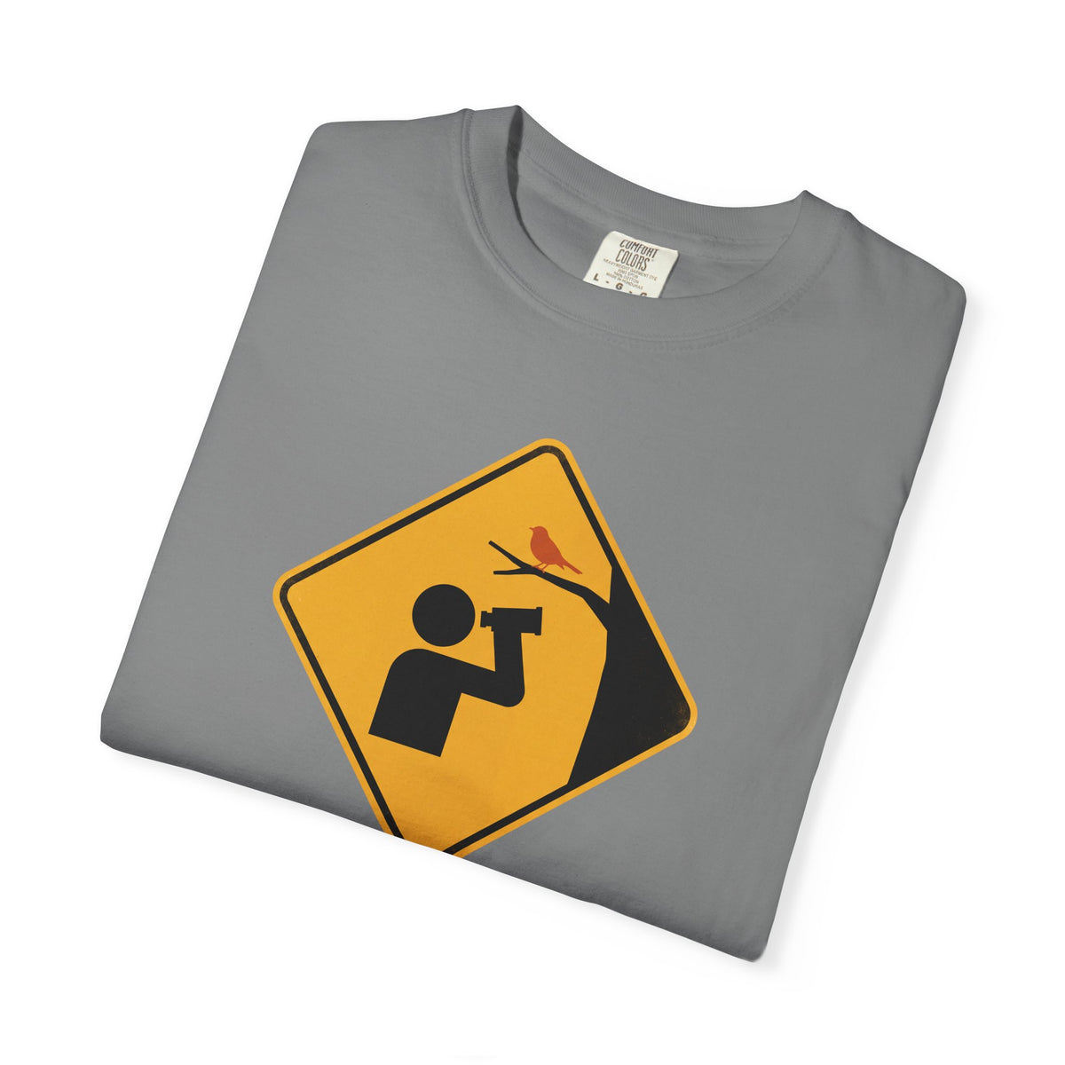 T‑Shirt — Caution: May Stop Mid‑Conversation For Birds (Birdwatching Humor)