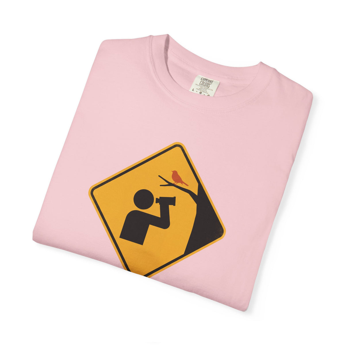T‑Shirt — Caution: May Stop Mid‑Conversation For Birds (Birdwatching Humor)