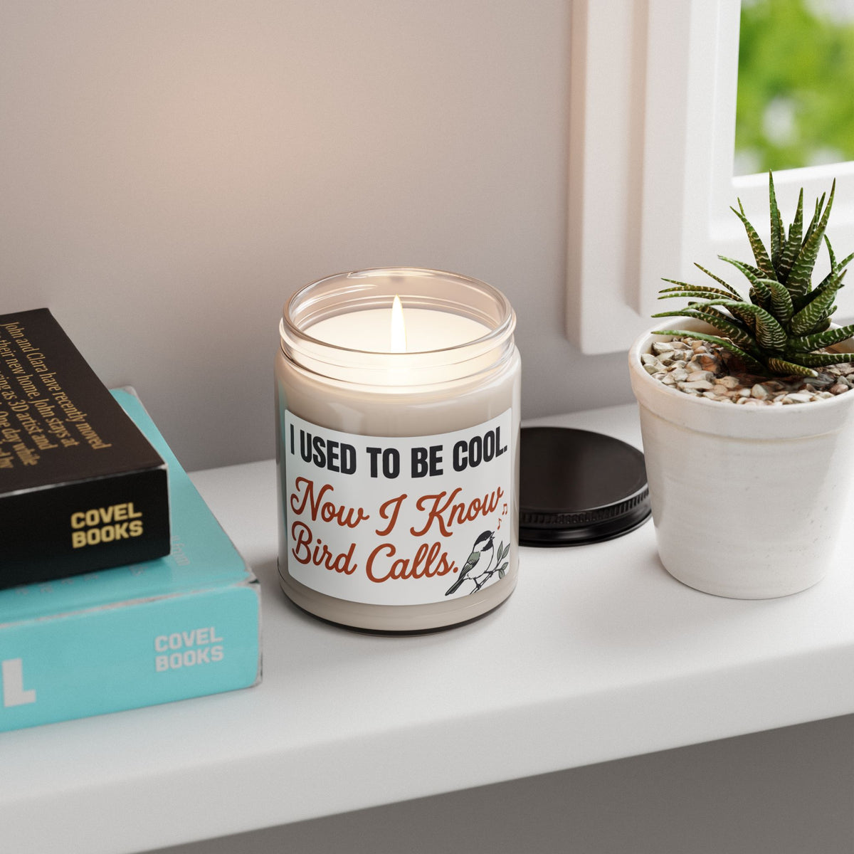 Soy Candle — "I Used to Be Cool, Now I Know Bird Calls" (9 oz)