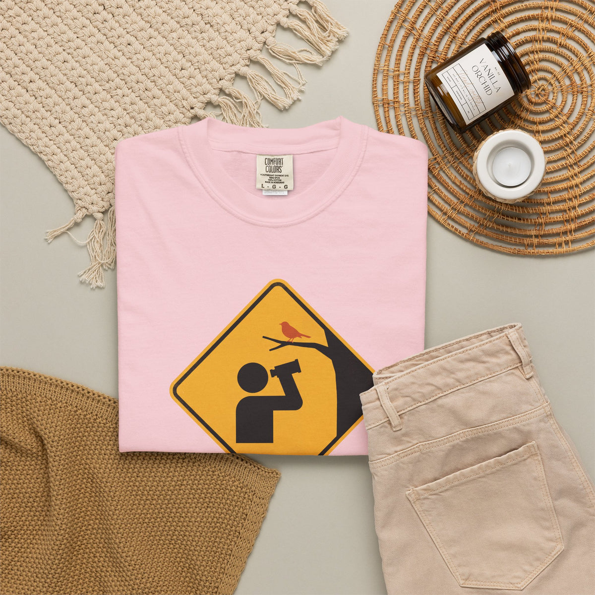 T‑Shirt — Caution: May Stop Mid‑Conversation For Birds (Birdwatching Humor)