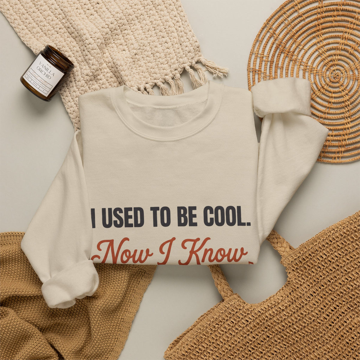 Crewneck Sweatshirt – "I Used To Be Cool, Now I Know Bird Calls" Funny Birdwatching Pullover